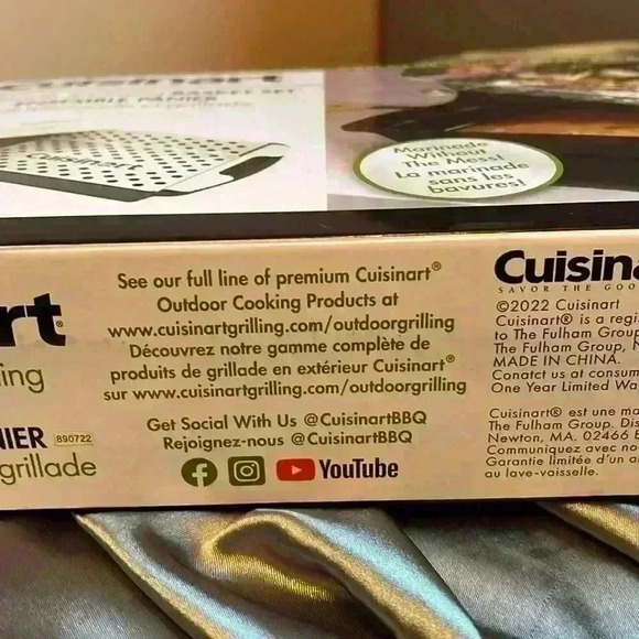 NWOT  Cuisinart Marinade & Grilling Basket Set
NEW in Box - Picture 9 of 10